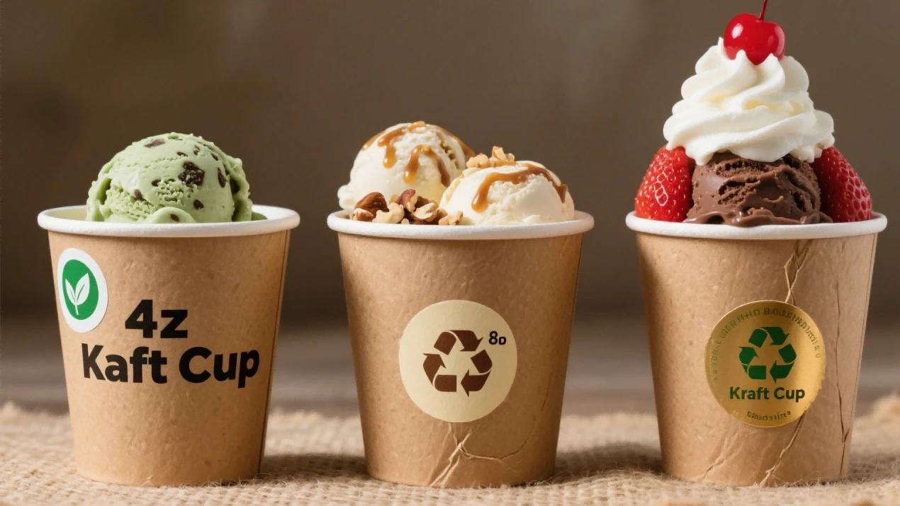 customizable Paper Ice Cream Cups 1 customizable Paper Ice Cream Cups 1