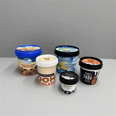 500ML wonn PP plastik veso krèm glase ak kouvèti